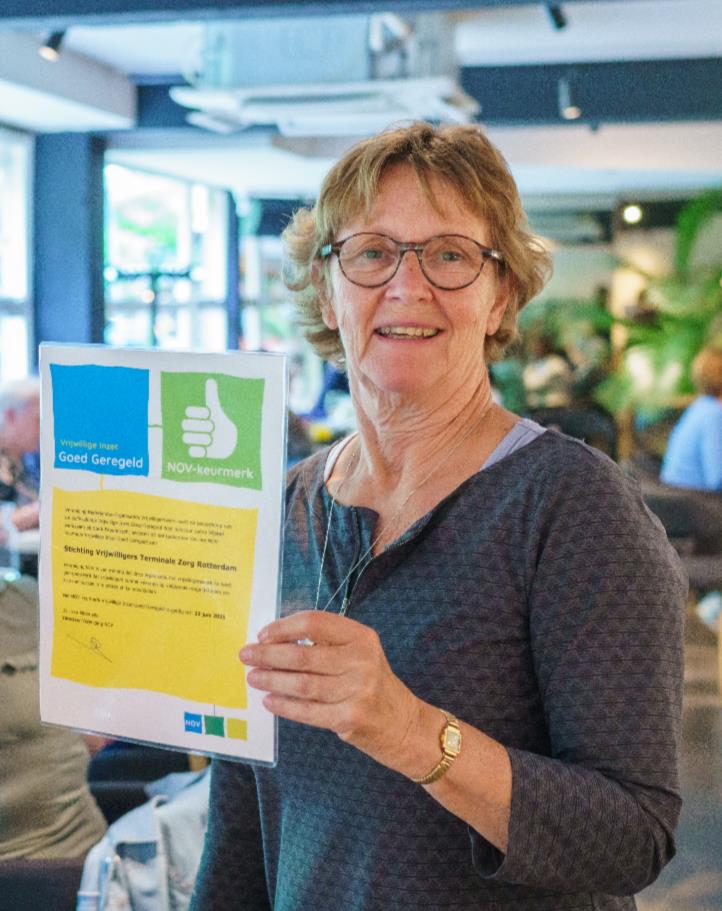 Bericht NOV-keurmerk voor Vrijwilligers Terminale Zorg Rotterdam bekijken